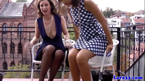 British milf and teen finger fucking