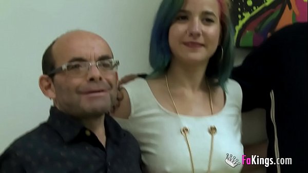 Ugly step dad and son prove young schoolgirl Amara that porn isn’t always easy